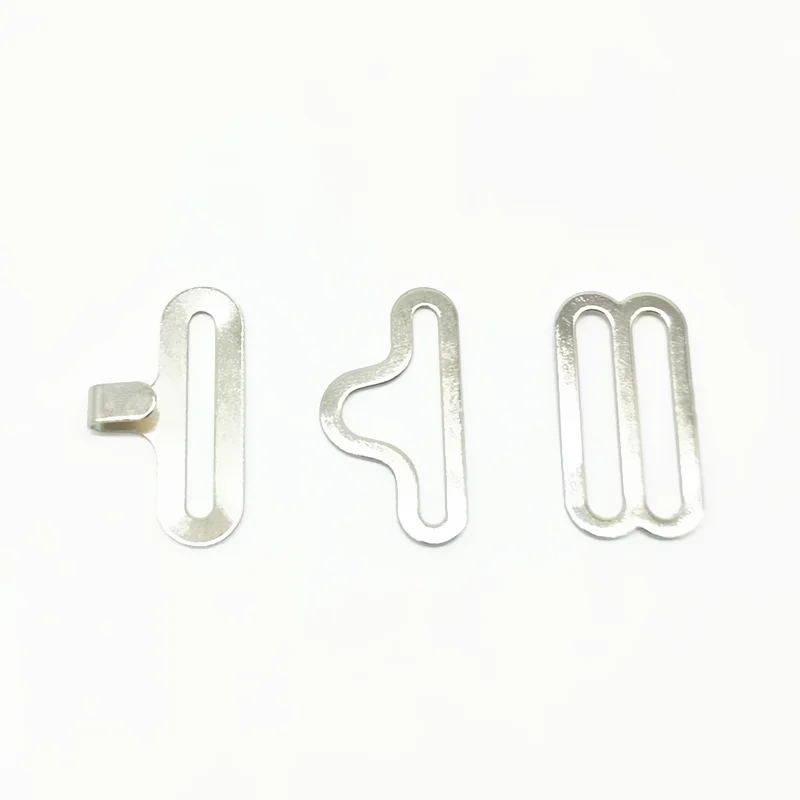 Factory Direct Fashion Designer Inner 18mm Men Necktie Adjustable Buckles Metal Hook and Eye Clips Hardware Buckle for Bow Tie