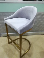 Red Sun 26inches Fashion High End  Stainless Steel Banquet Chair Or  Metal Frame Dining Chair Upholstered Chair For Dining Room