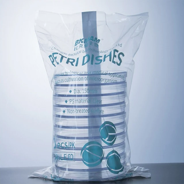 disposable cell culture dish transparent 90mm petri dishes for lab