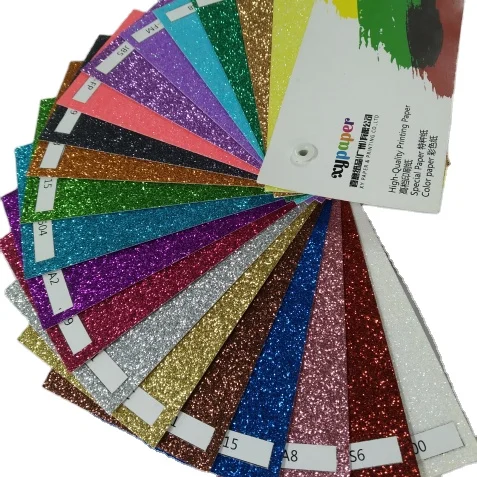 Card making Kit Paper Adhesive Backed Custom Glitter Art Paper Origami Craft DIY Decoration School Home Use