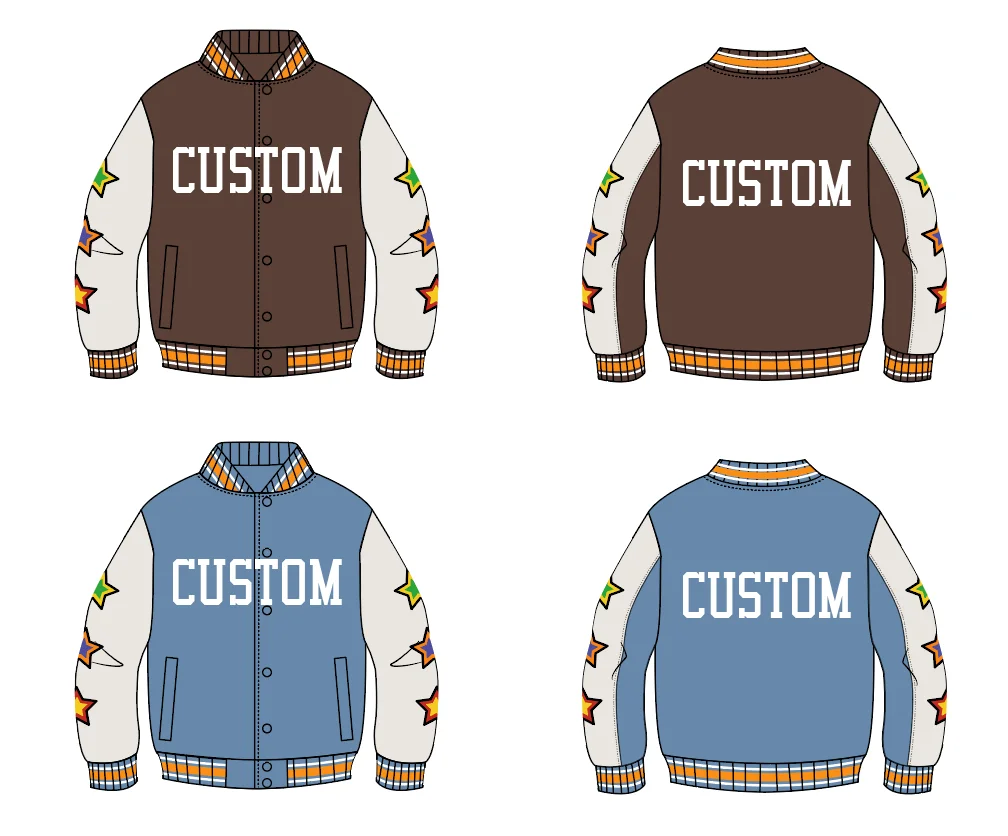 Custom Wholesale High Quality Windbreak Basketball Bomber Jackets Men Woven Varsity Jacket Coat Jacket Customized Logo Printing