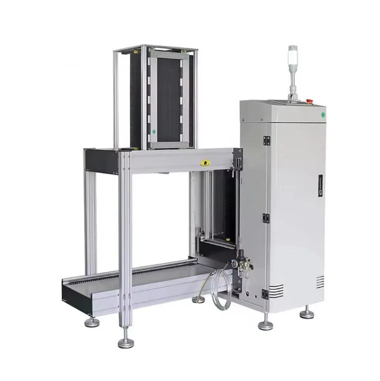 LED Touch Screen SMT Magazine Loader for PCB Handling for Processing Lines in SMT Producing Line