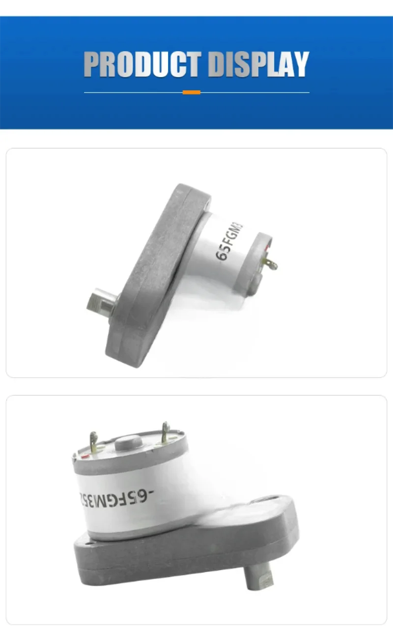 Factory supply 24v 6v 12V DC Flat Gear Motor High Torque Low Rpm dc Electric Slow Speed Motor For Robot Toy Household Appliances