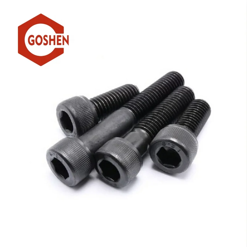 
Hexagon socket head cap screws with black oxide 