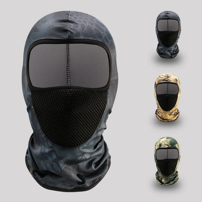 Wholesale Custom UV Sun Protection  Quick Dry Breathable  Tactical Military Camouflage Full Face  Mask Balaclava Ski Mask