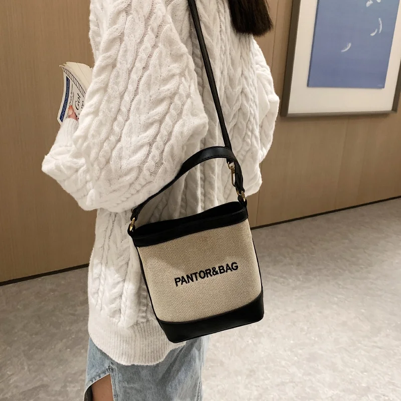 fashion woman lady vintage bucket handbag shoulder bag crossbody bag newest style