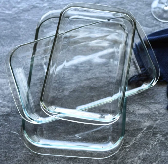 high borosilicate glass dinner set plate oven microwave safe plates