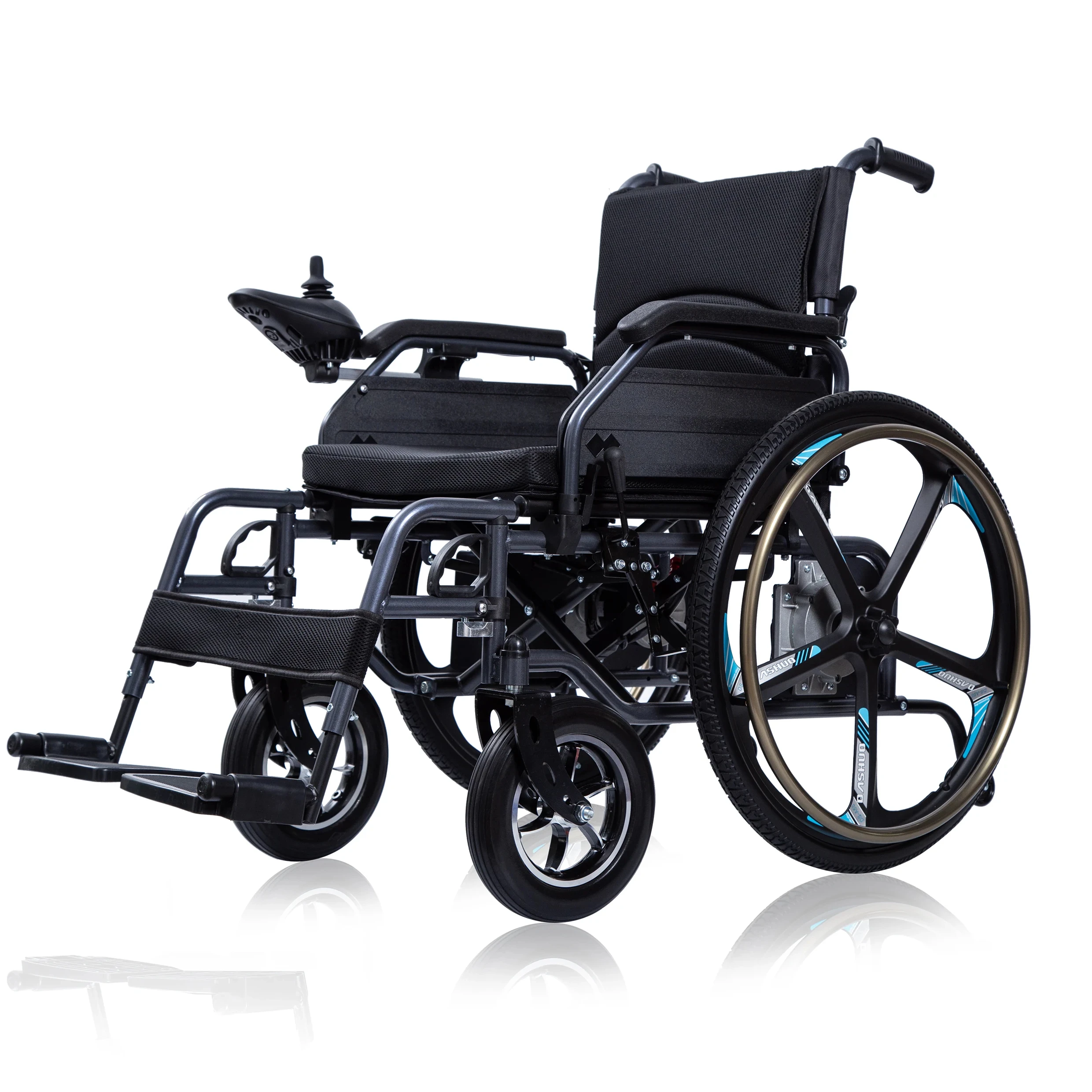 High quality Lightweight manual wheelchair portable folding hand push disabled elderly wheelchair