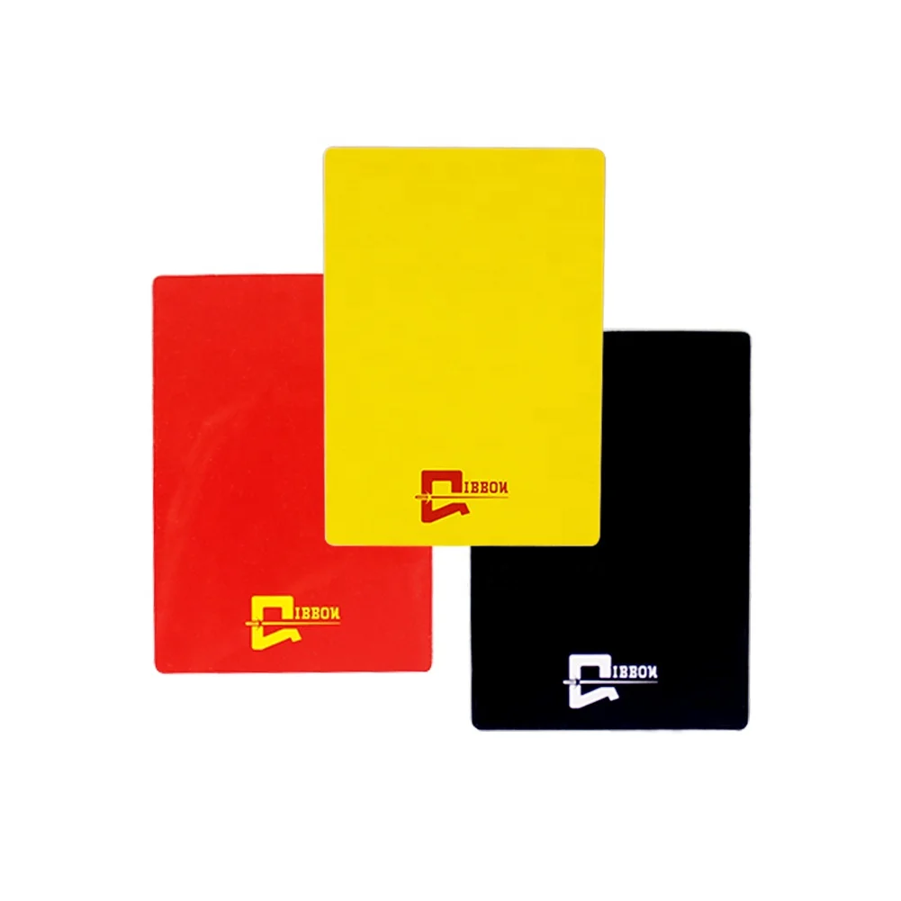 GIBBON ET-751140 Cheap Price Warning Referee Red And Yellow Cards  Football Soccer Instructor Accessories