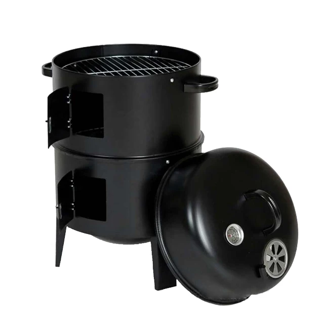 ALIKER BBQ Grill Barbeque Grill Wholesale Portable Barbecue Smoker Meat Vertical Smoker