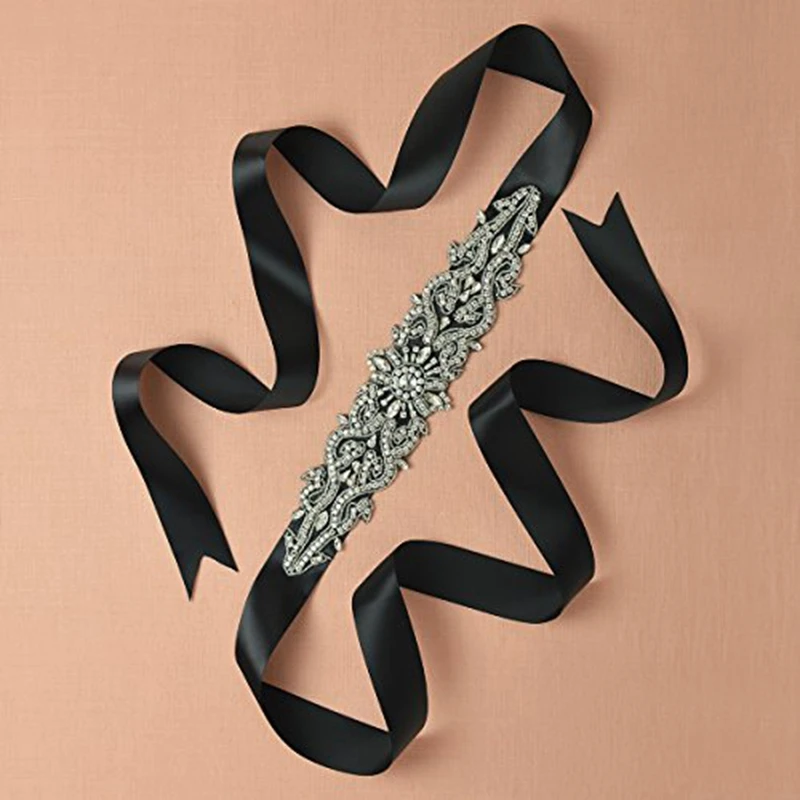 
High Quality Handmade Dazzling Pearl Crystal Bridal Girdle Sash Rhinestone Belts for Wedding Bride Bridesmaids Dresses 