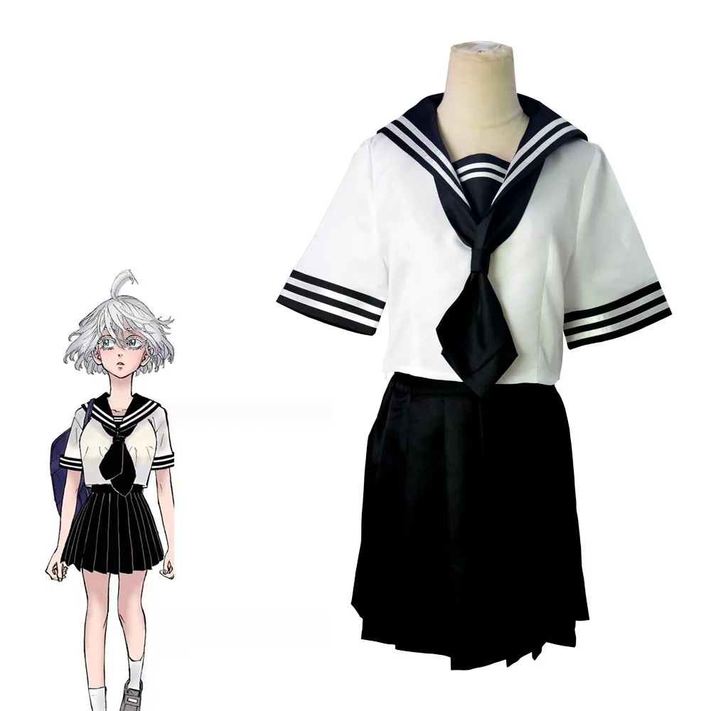 Anime Clothes Tokyo Revengers  Cosplay Costumes Senju Kawaragi Skirt Shirt Sailor Suit JK Uniforms School Girl Uniform Woman