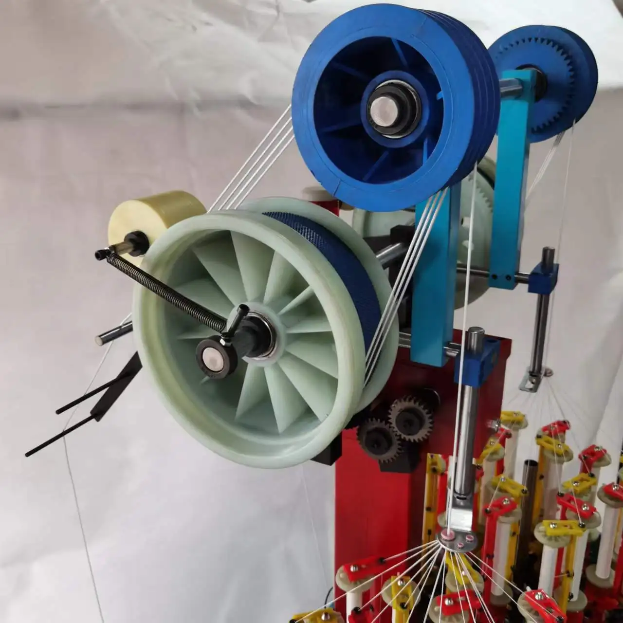 16-spindle double-head lace braiding machine round rope knitting machine