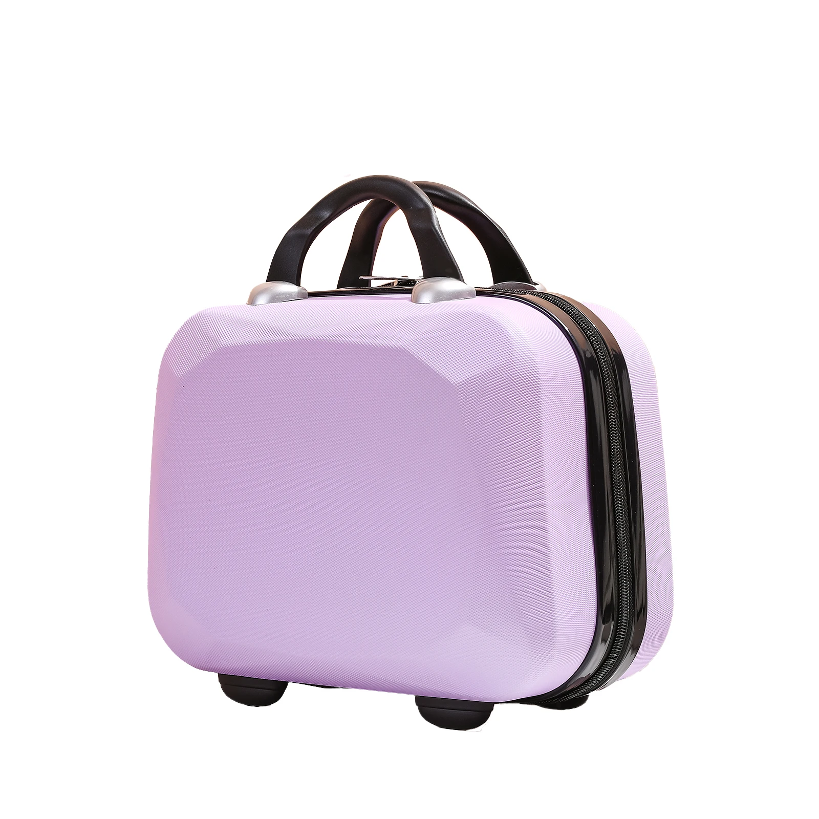 chinese cheap chinese checkered cosmetic 14 inch customizable logo makeup suitcase fashion girl luggage bag suitcase sets
