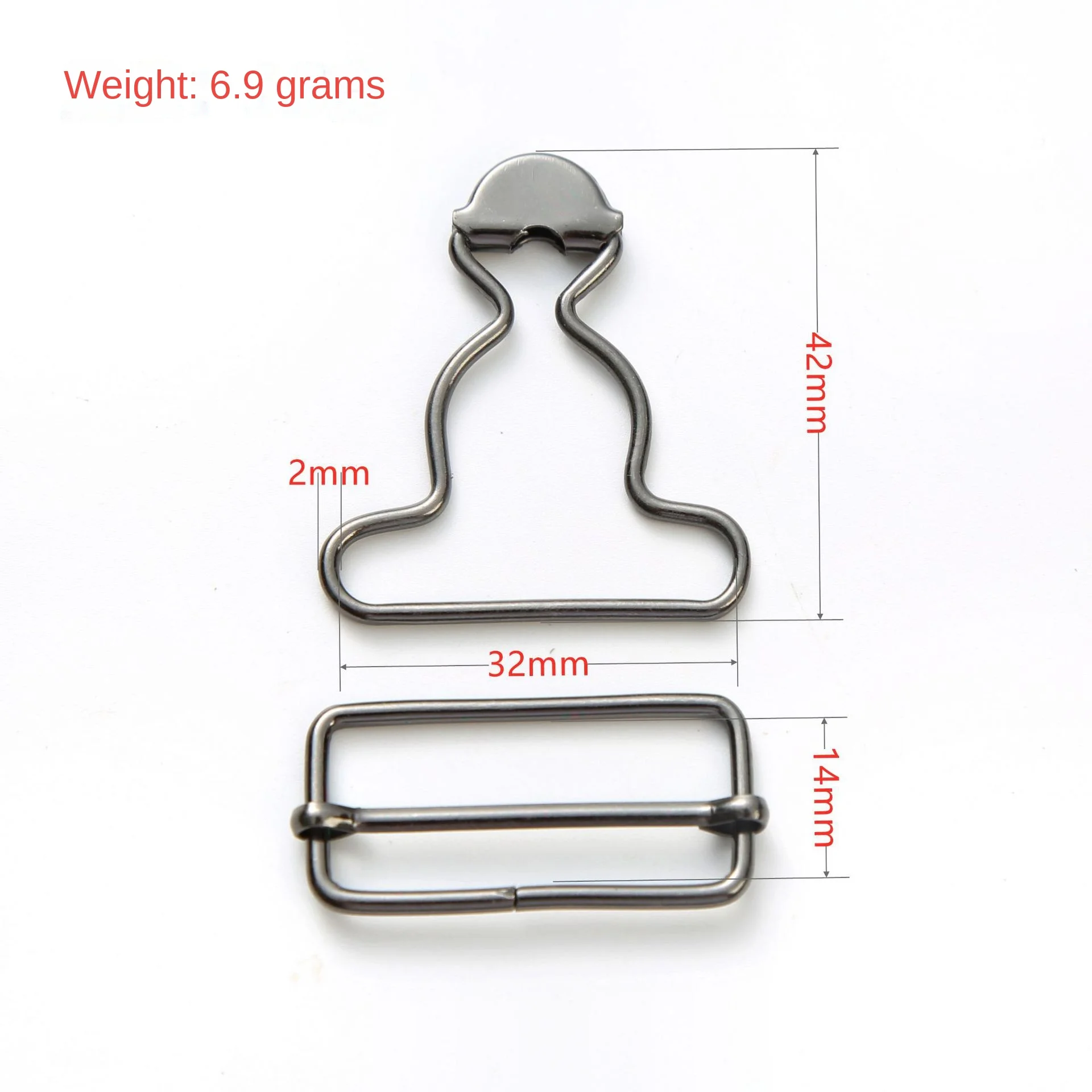 Adjustable Straight Buckle Pants 3D Logo DIY Alloy Zinc Plastic Stainless Steel Metal Gourd Buckle Jeans Copper Clothing