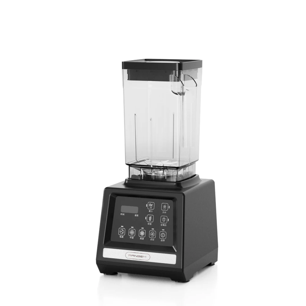 Ranbem Commercial & Household Smoothies Juices Ice Cream Electric High Speed Blender Machine