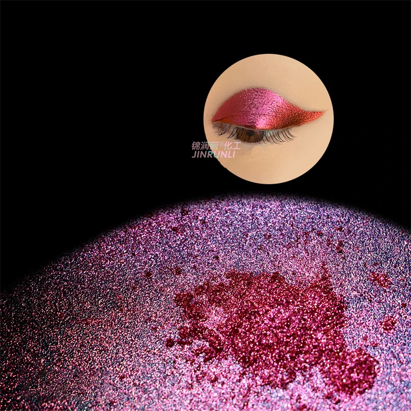 new chrome magic multi chrome silver eyeshadow chameleon color shift pigment for eyeshadow