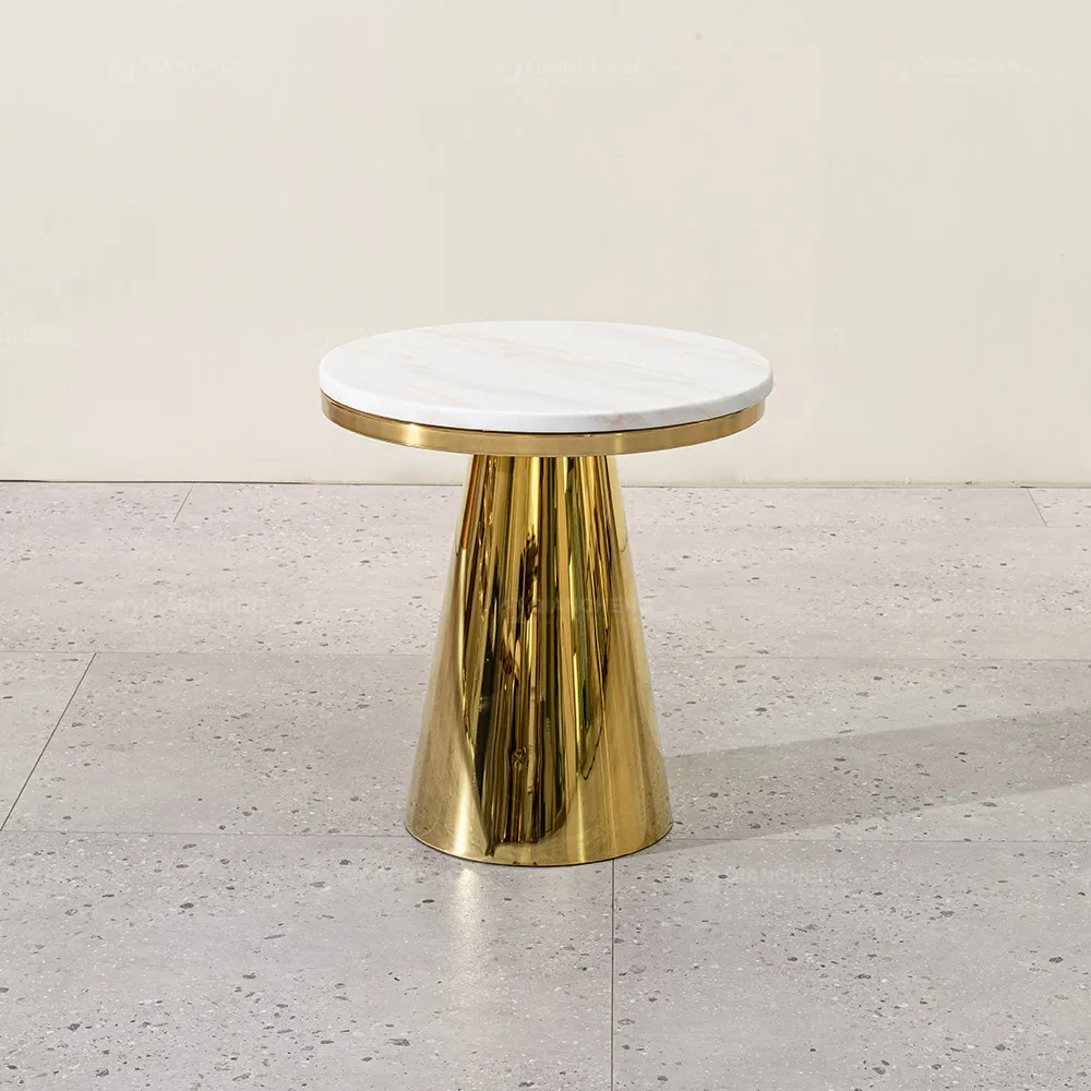 QIANCHENG metal legs for coffee table guangzhou manufacturer wholesale price living room furniture round nesting coffee table