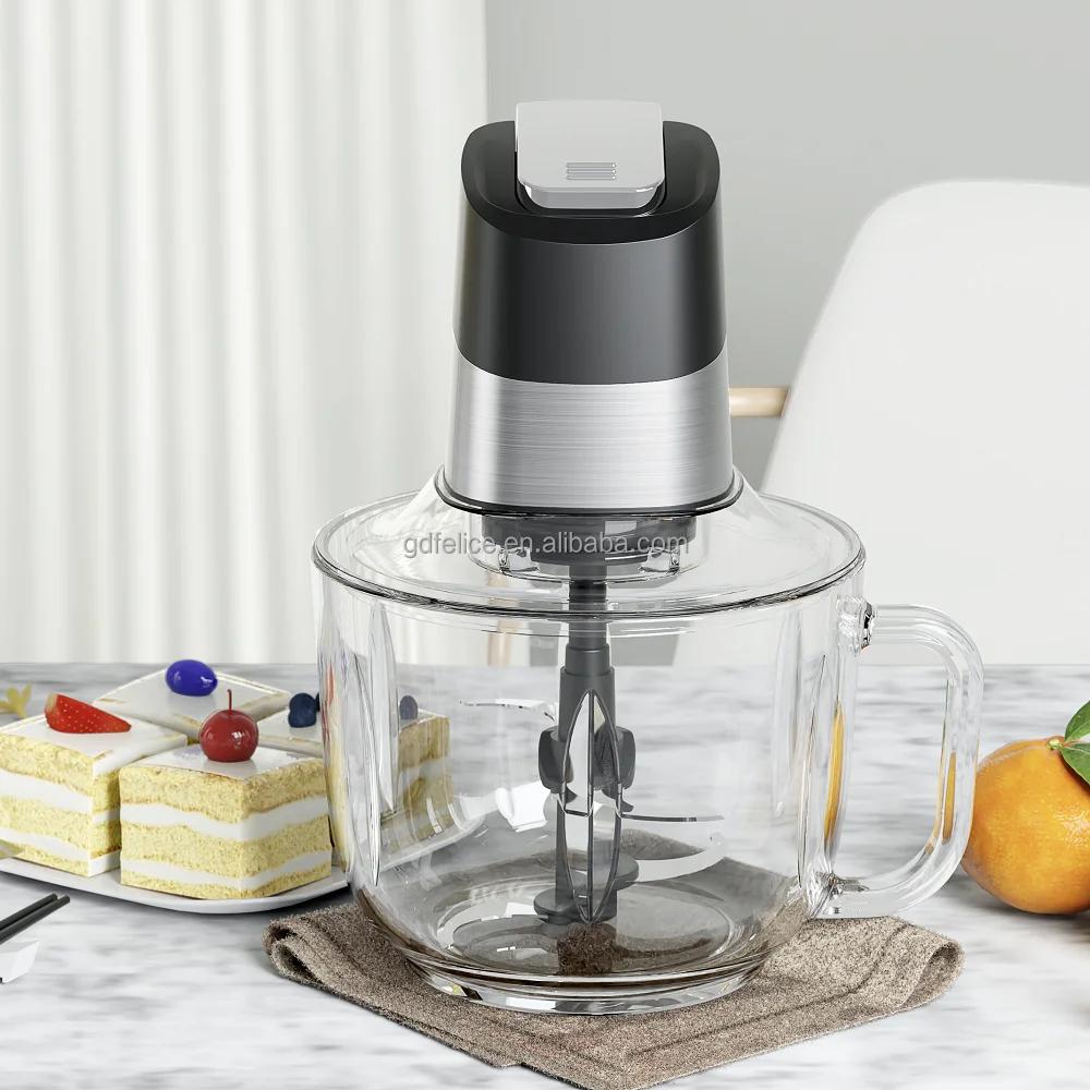 Multi-function Meat Grinder Vegetable Chopper 2 Optional Bowls Powerful 2 Speeds Food Chopper