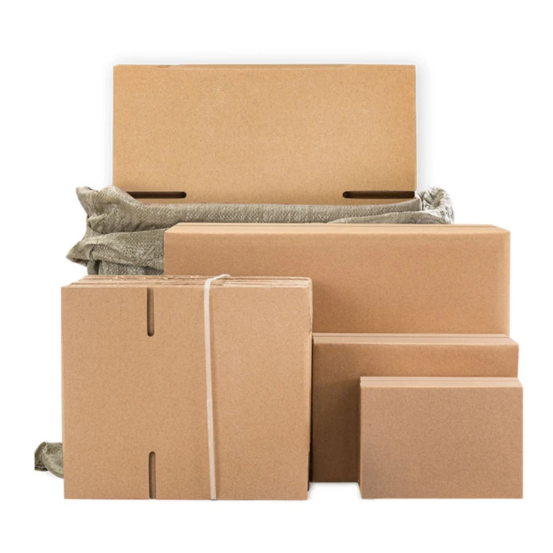 ZY Paper Mailing Packing Shipping Box Corrugated Carton shipping Mailer Box Small Business Kraft book Medium Brown Package boxes