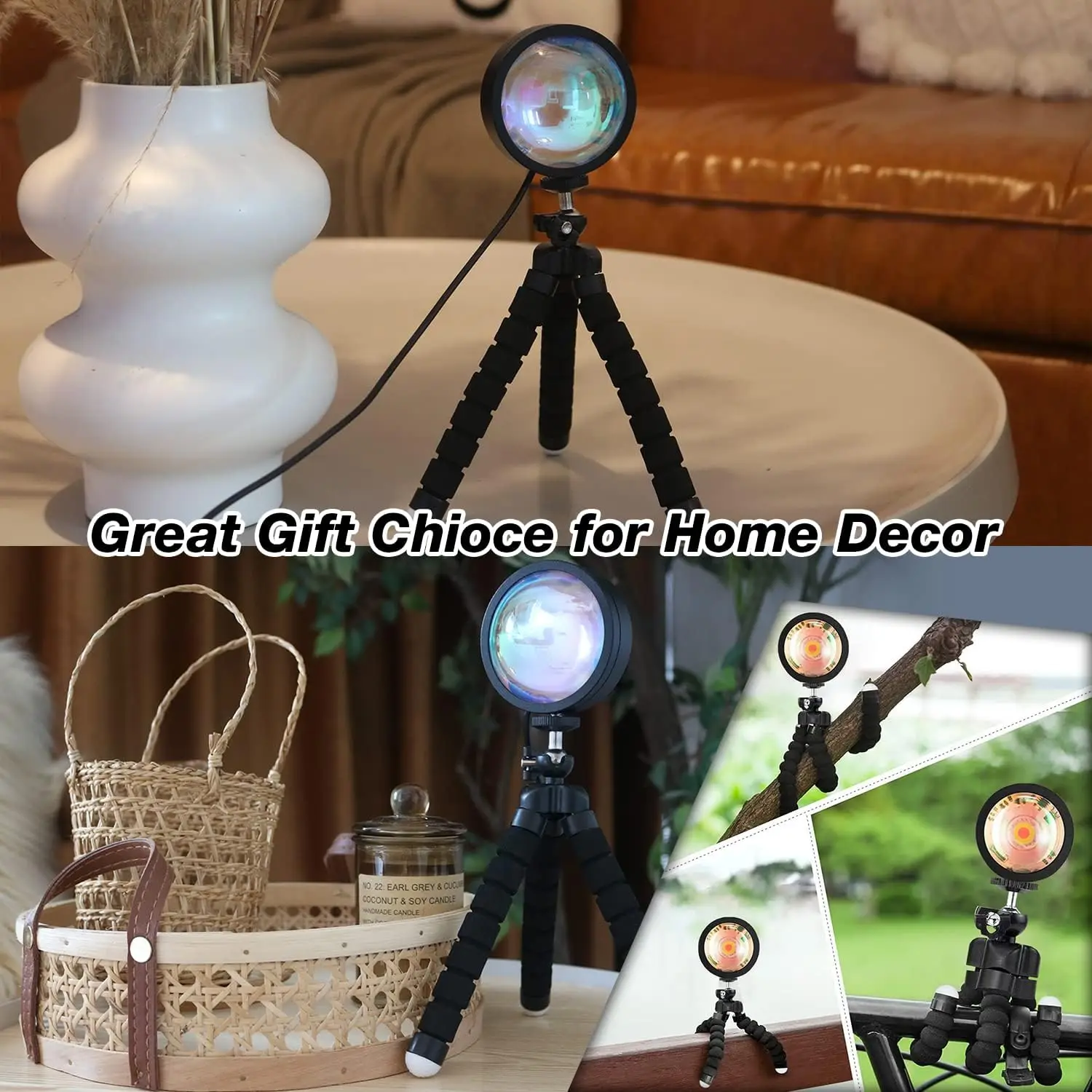 Atmosphere Lamp RGB Light 16 Colors Popular Sunset Lamp with Remote Control