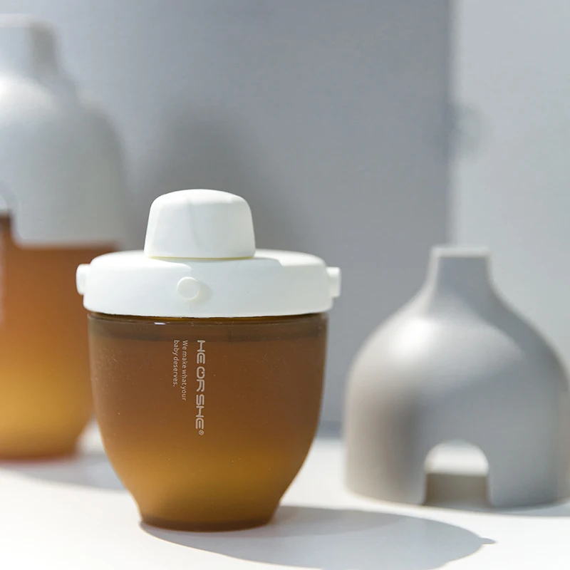 HEORSHE latest new mom gift newborn 8 oz 240ml BPA free feeder formula milk silicone baby bottle