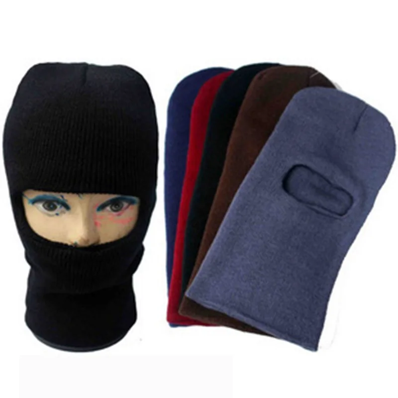 03HKB0002 шапка унисекс для верховой езды акриловая осенне-зимняя с пользовательским логотипом дизайнерская велосипедная Балаклава вязаная Лыжная маска
