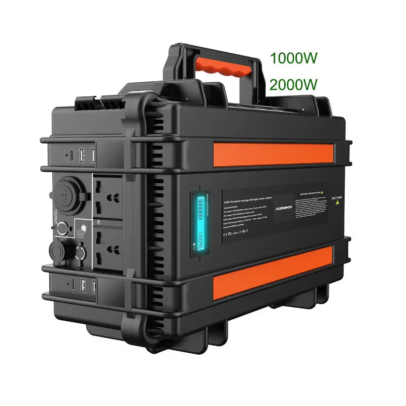 2000w 1000w  110v 220v Camping Solar Generator  Portableall in One Power Station for Outdoor