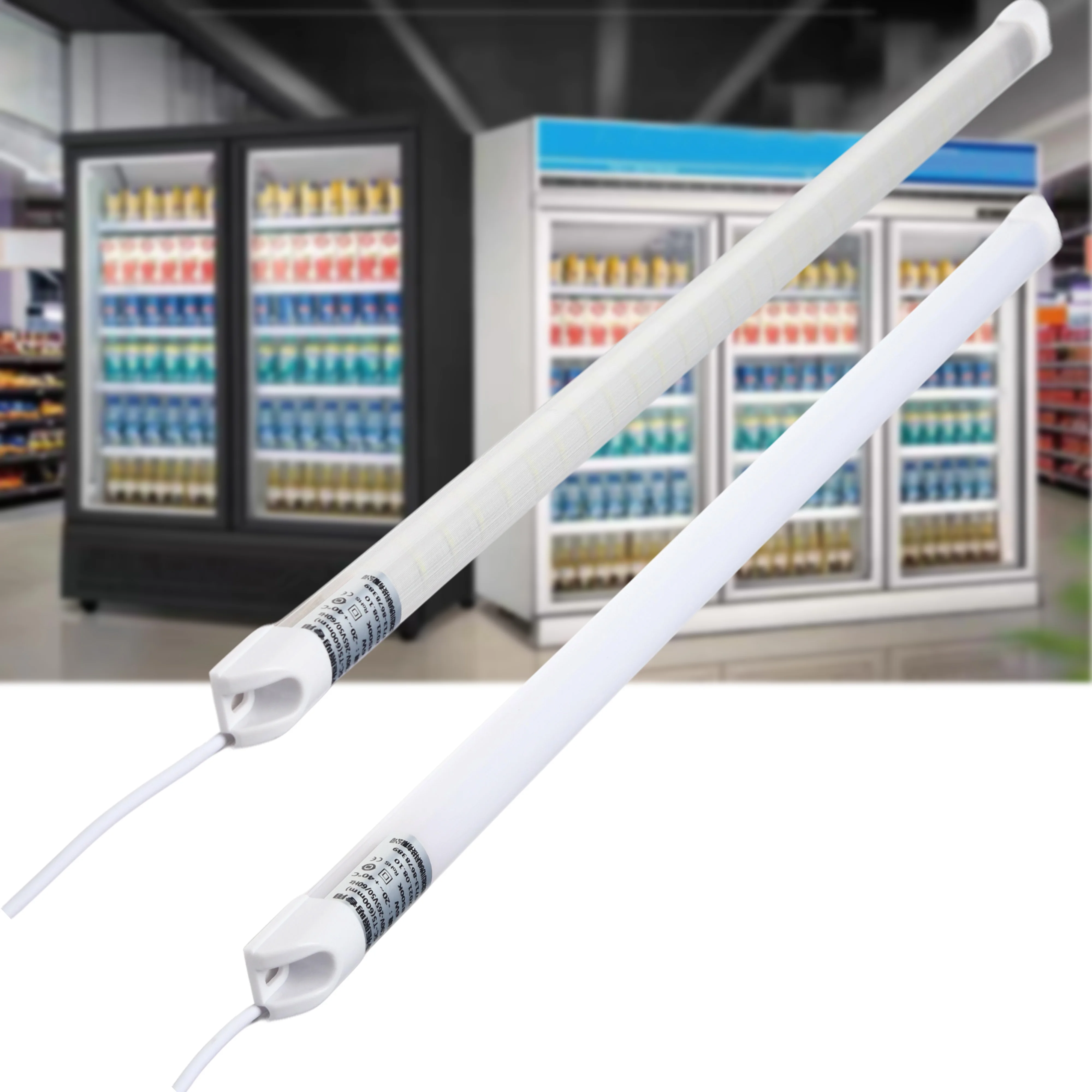 Ip64 Refrigerator Tube Light 575lm Freezer Light 5w Cooler Led Tube Light