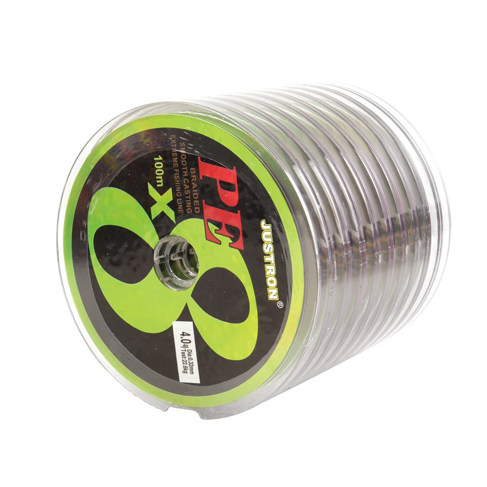 Justron fishing line original x8 braind Connected spool japan floating fishing  line