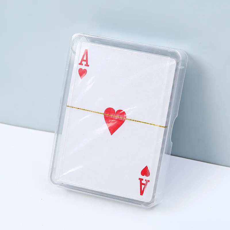 320g Coated Paper Custom Playing Cards Plastic Box Playing Cards Casual Game Table Cards Car Promotion Wholesale