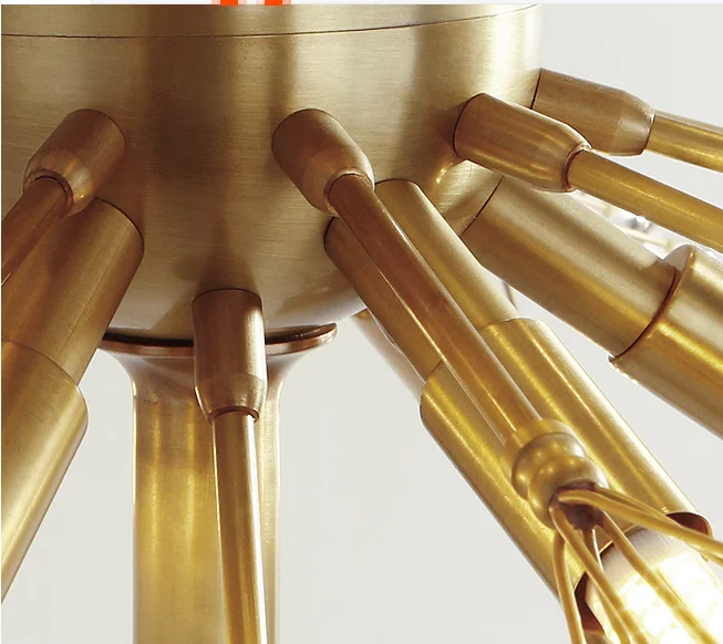 Modern Indoor Living Room Restaurant Hotel Metal Branch With Crystal Chandelier From Zhongshan