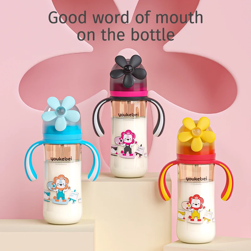 Baby Weaning Sippy Cup | Learn-to-Drink Design | Wide Mouth Guard | Spray & Drop Resistant | Step Suction for Easy Transition