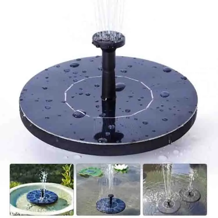 
Wholesale Portable ABS PE Floating Home Decorations Small Nozzle Pump Indoor Garden Solar Water Fountains 