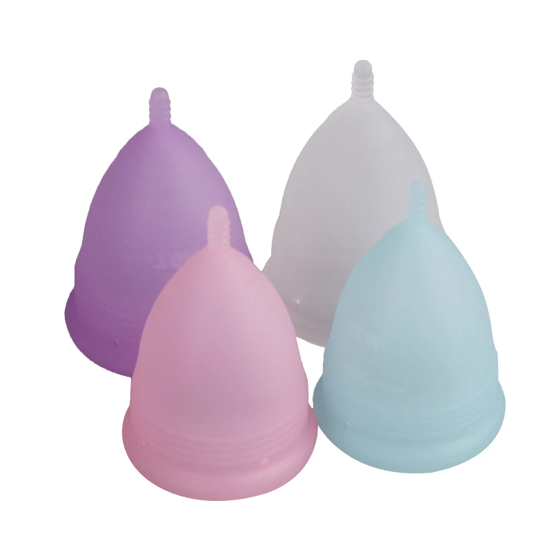Wholesale Custom Soft Reusable New 100% Medical Grade Silicone Menstruation Period Menstrual Cup