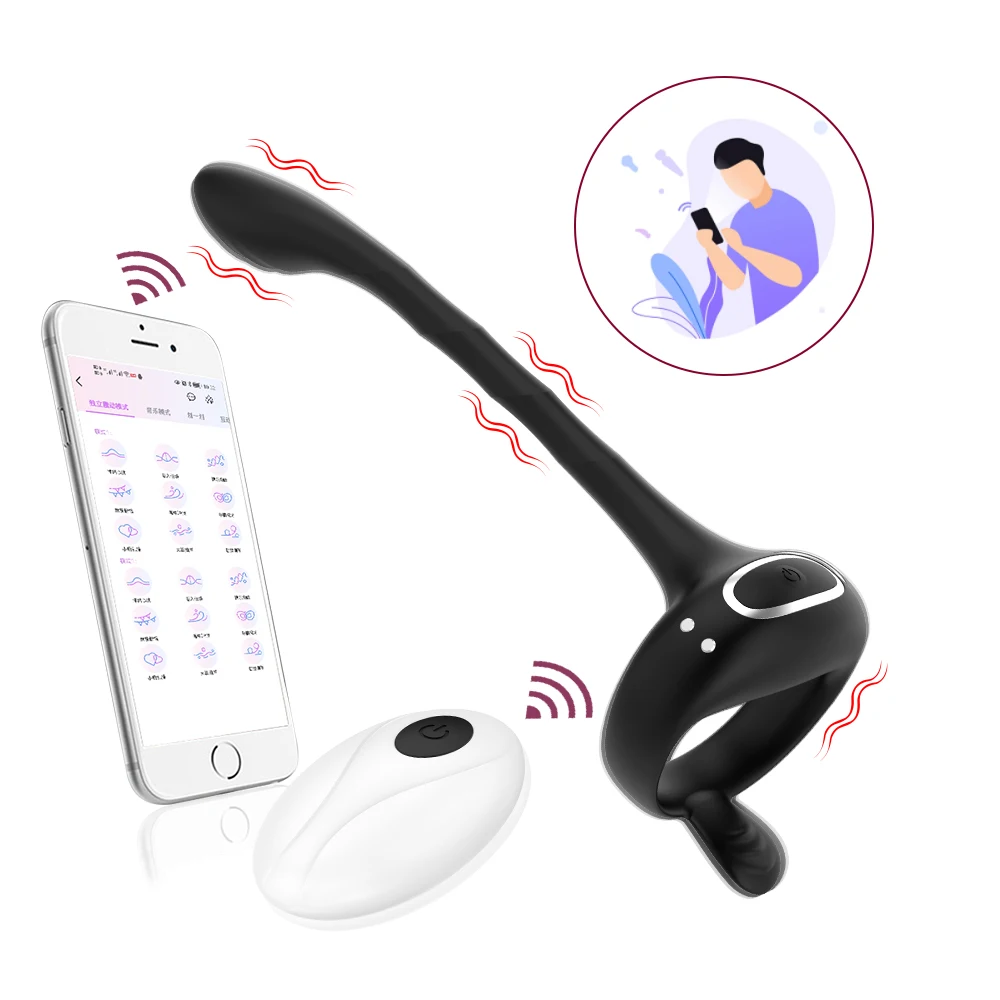 new electric man prostate massager cock vibrating penis ring anal plug anal massager for mature women orgasm