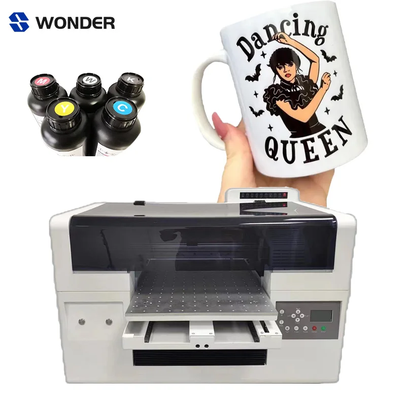 High quality professional flatbed printer uv printer flatbed uv small uv flatbed printer