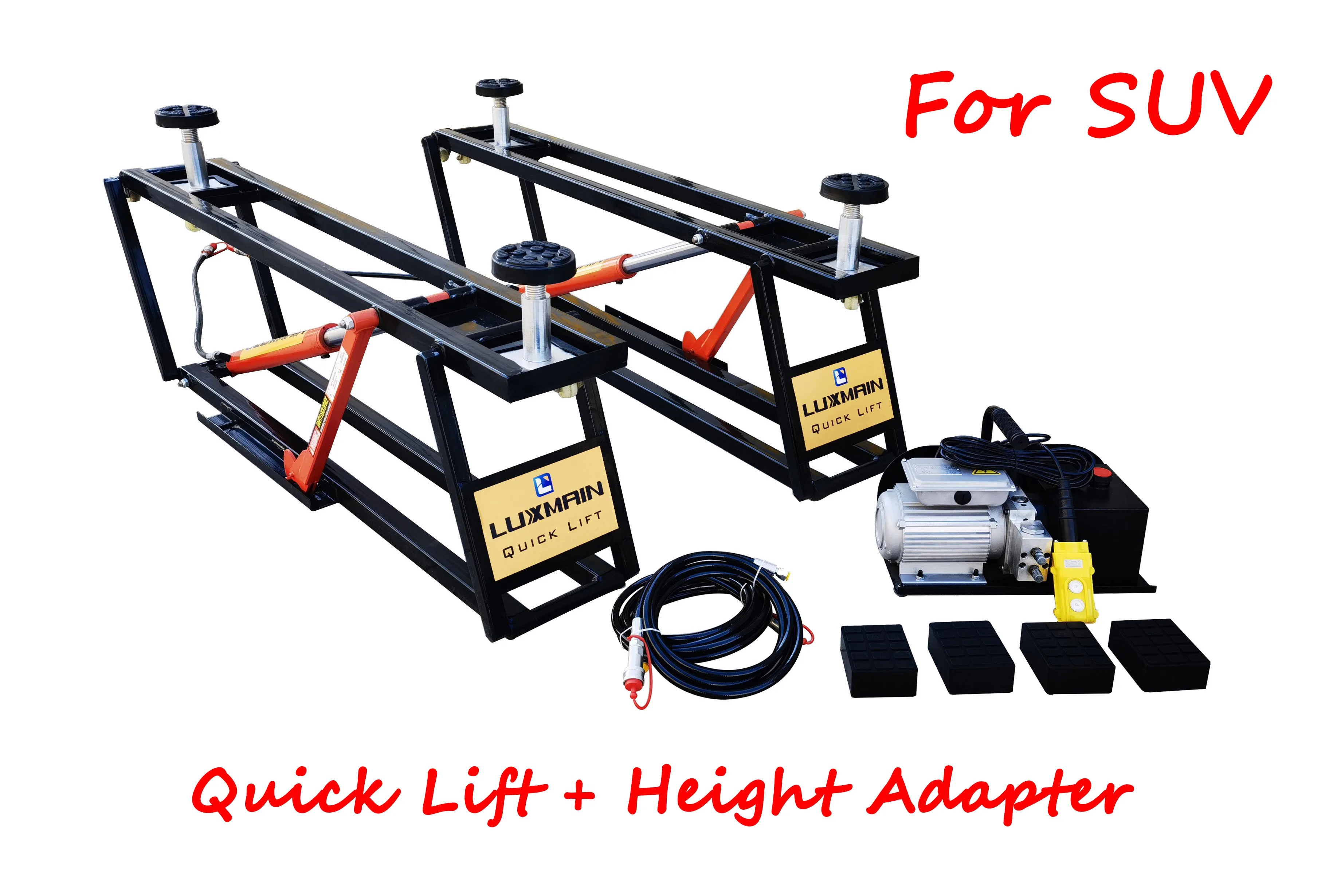 L750E 3500kg portable quick jack vehicle scissor car lift with height adaptor made in China oil cylinder CE ISO9001