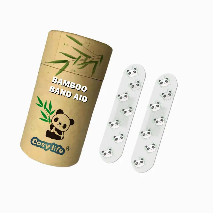 Biodegradable Latex Free Natural Material Medical Bandages Bamboo Fabric Bandages For First Aid Pack