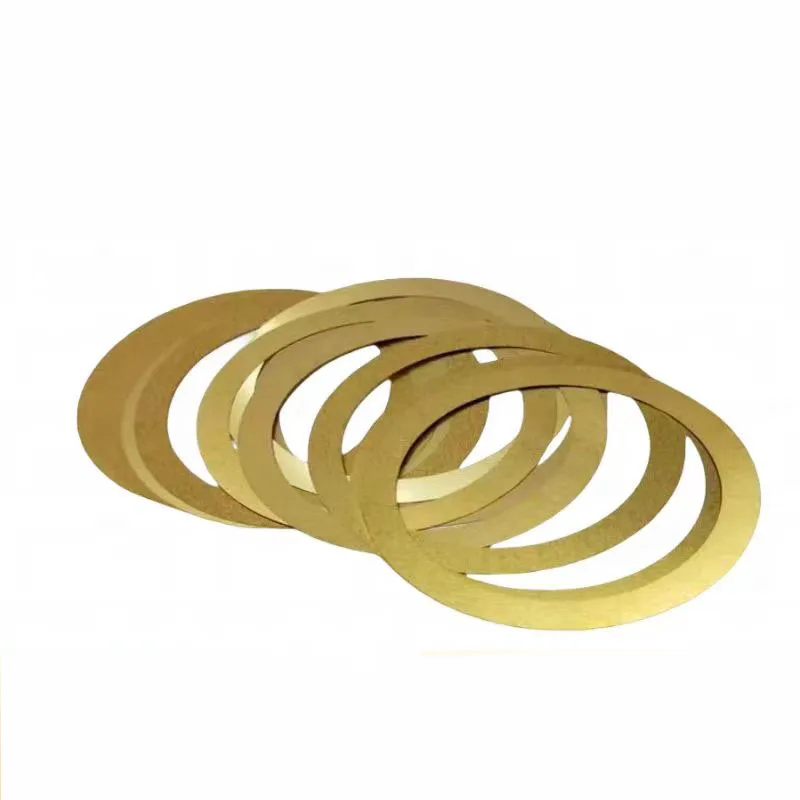 Manufacturer high precision brass ultra-thin flat washers gaskets