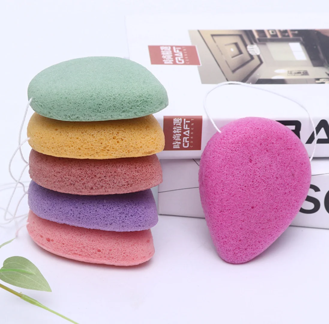  Губка для лица konjac губки