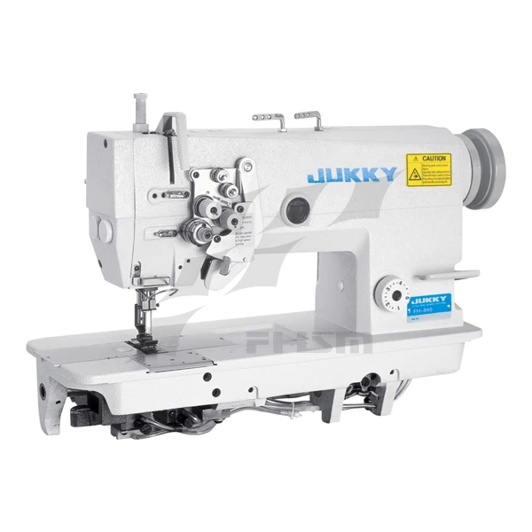Appear Machinery 845 Two Needle Sewing Machine New Flat-Bed Lockstitch Manual Feed Split Needle Bar Home Use Retail Industries