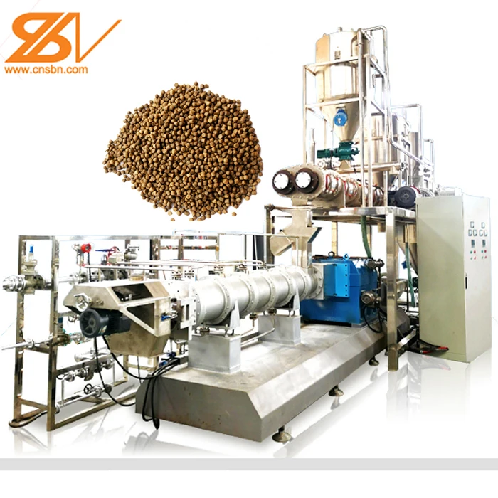 1000kg/h  Pet Food Processing Floating Fish Feed mill extruder machine special for farmers and retailers.
