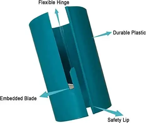 Portable Mini Handheld Sliding Christmas Gift wrapping paper trimmer cutter tool