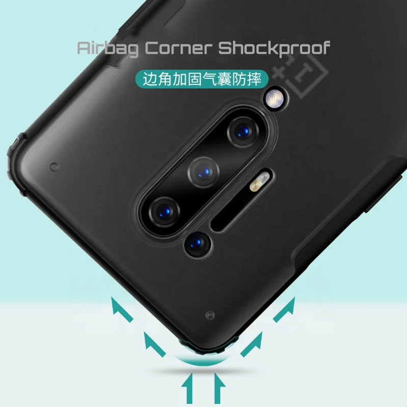 
Matte Acrylic Back Plate TPU Silicone Edge Phone Cover scratch resistant shockproof Phone Case for iphone 