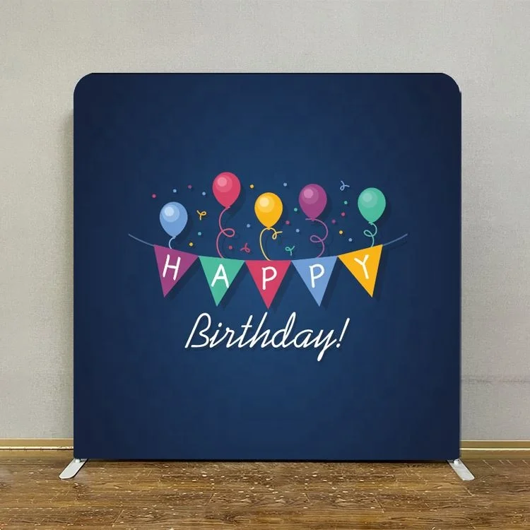 Cheap Street Banners Outdoor Advertising Wedding Tension Fabric Display Backdrop Stand