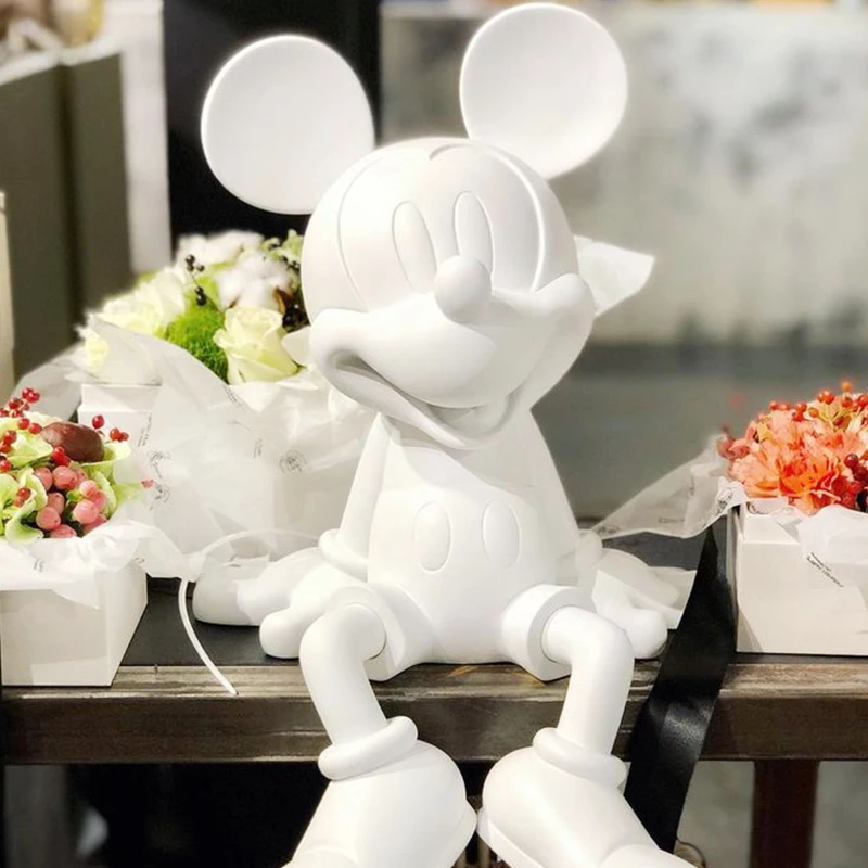 Electroplating Resin Crafts Mickey ODM OEM Ornaments Home Decorations Figure Toy Sculpture Statue Life Size Mickey Statue