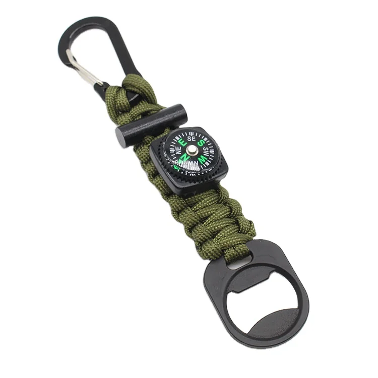 Survival Gear Kit- Protection Paracord Bracelets With Watch Embedded Compass, Fire Starter, Emergency Knife & Whistle