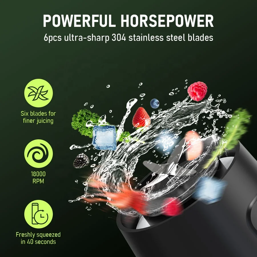 Custom Brand Black Friday Best Gift Promotional Personal Blenders Portable Juice Blender