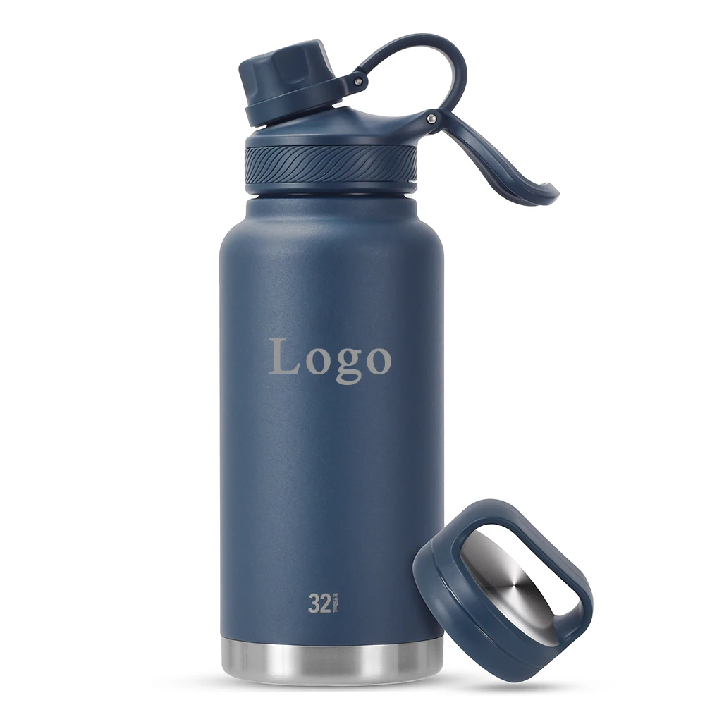 1000ml big growler vacuum flask custom logo insulated stainless steel water bottles
